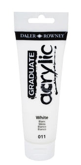 PINTURA ACRILICA GRADUATE 120ML BLANCO | 3 UNIDADES | (DALER ROWNEY)